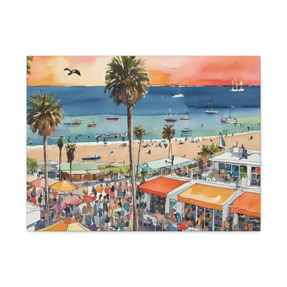 Santa Monica Waterfront, Santa Monica Painting, 7 of many