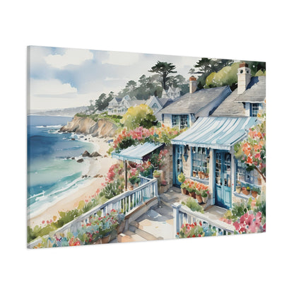 Carmel By The Sea Vibe, Watercolor Painting, 2 of many