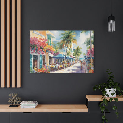 A Caribbean Vibe, Watercolor Painting, 7 of many