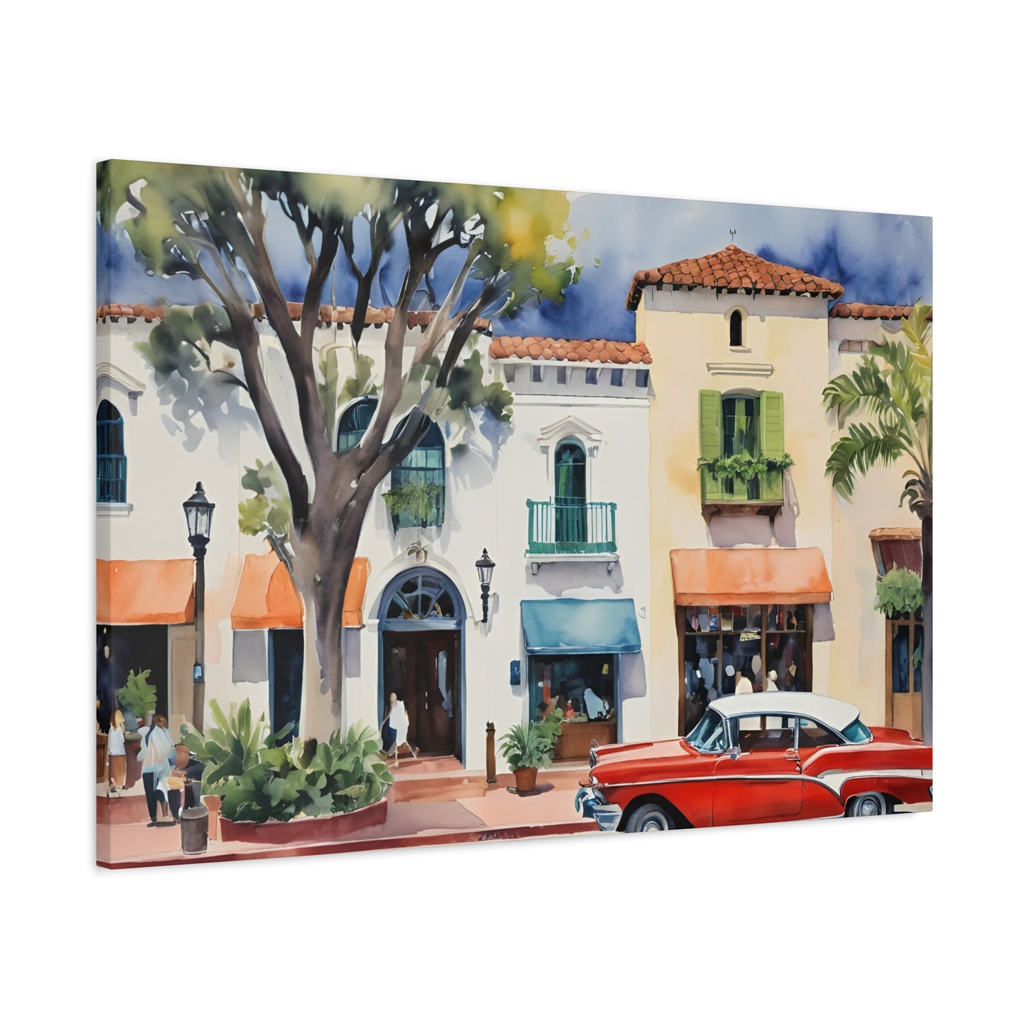 Santa Barbara Downtown, Santa Barbara Painting, 4 of many