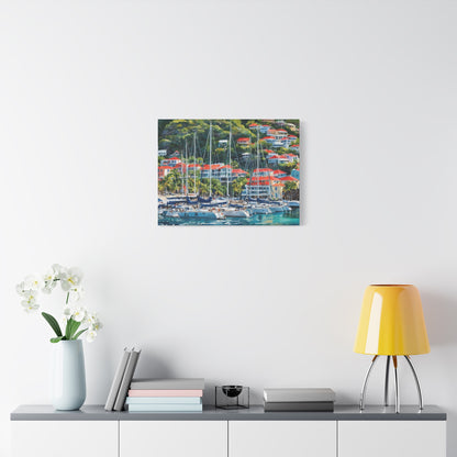 St. Barts Coastal Vibe, Canvas Painting, 2 of many