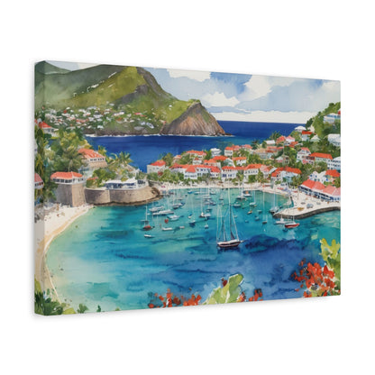 St. Barts Coastal Vibe, Canvas Painting, 8 of many