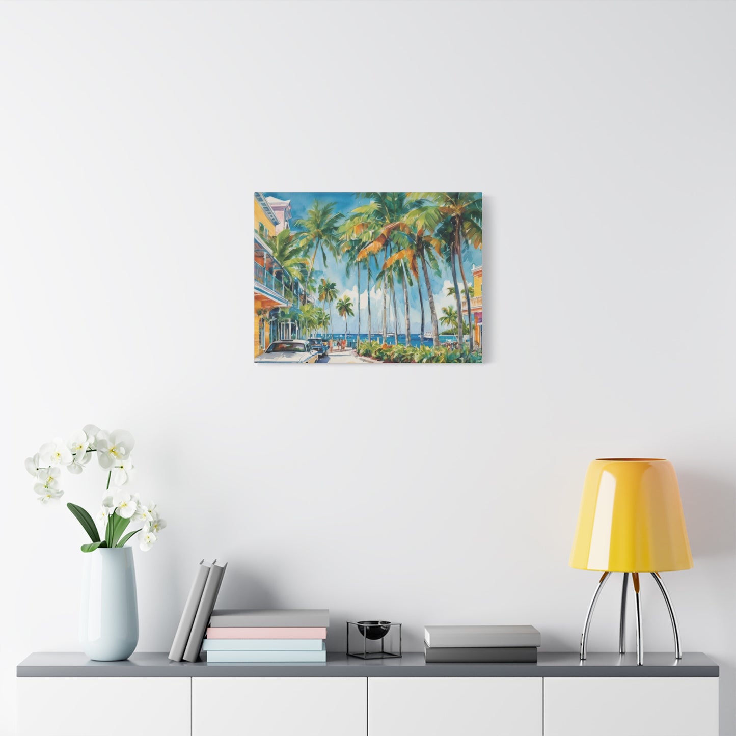 Key West Vibe, Coastal Canvas Painting, 3 of many