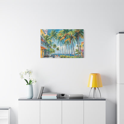 Key West Vibe, Coastal Canvas Painting, 3 of many