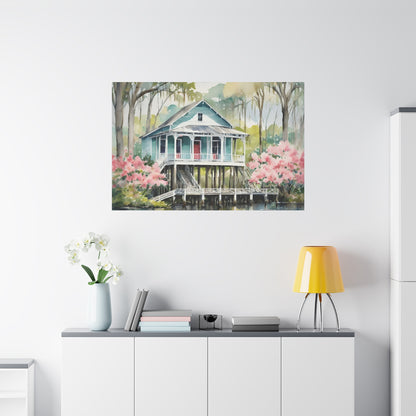 North Florida River Vibe, Watercolor Painting, 3 of many