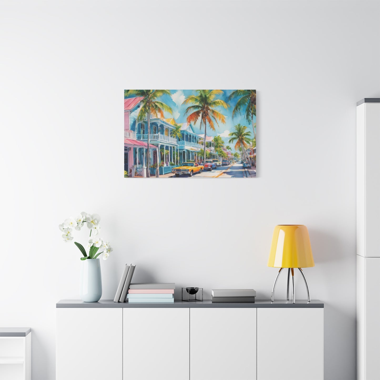 Key West Vibe, Coastal Canvas Painting, 2 of many