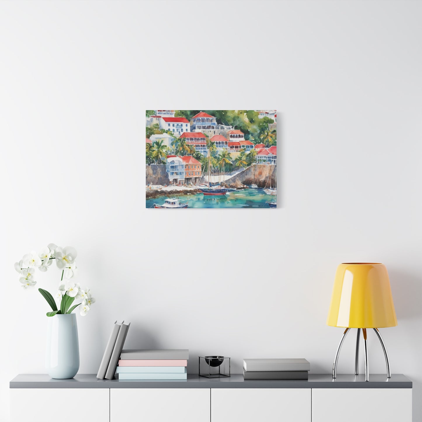 St. Barts Coastal Vibe, Canvas Painting, 10 of many