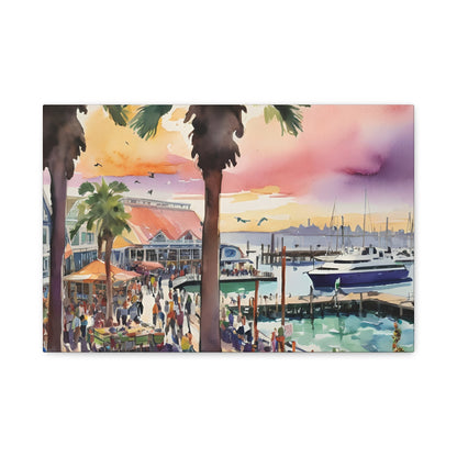 Pier 39 San Francisco Waterfront, San Francisco Painting, 7 of many