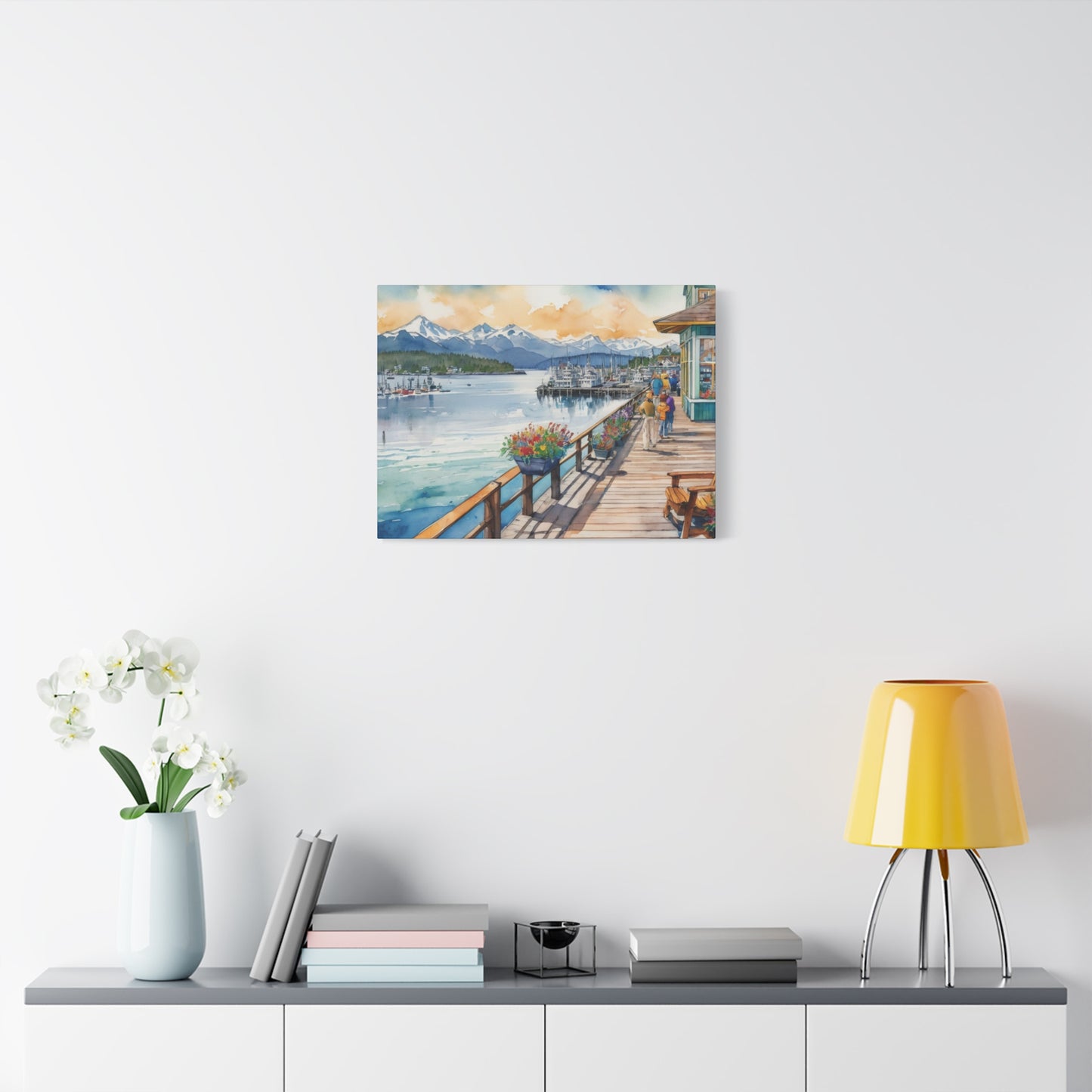 Alaska Coastal Vibe, Canvas Painting, 5 of many