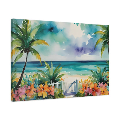 Key West Ocean Gate, Key West Watercolor Painting, 8 of many